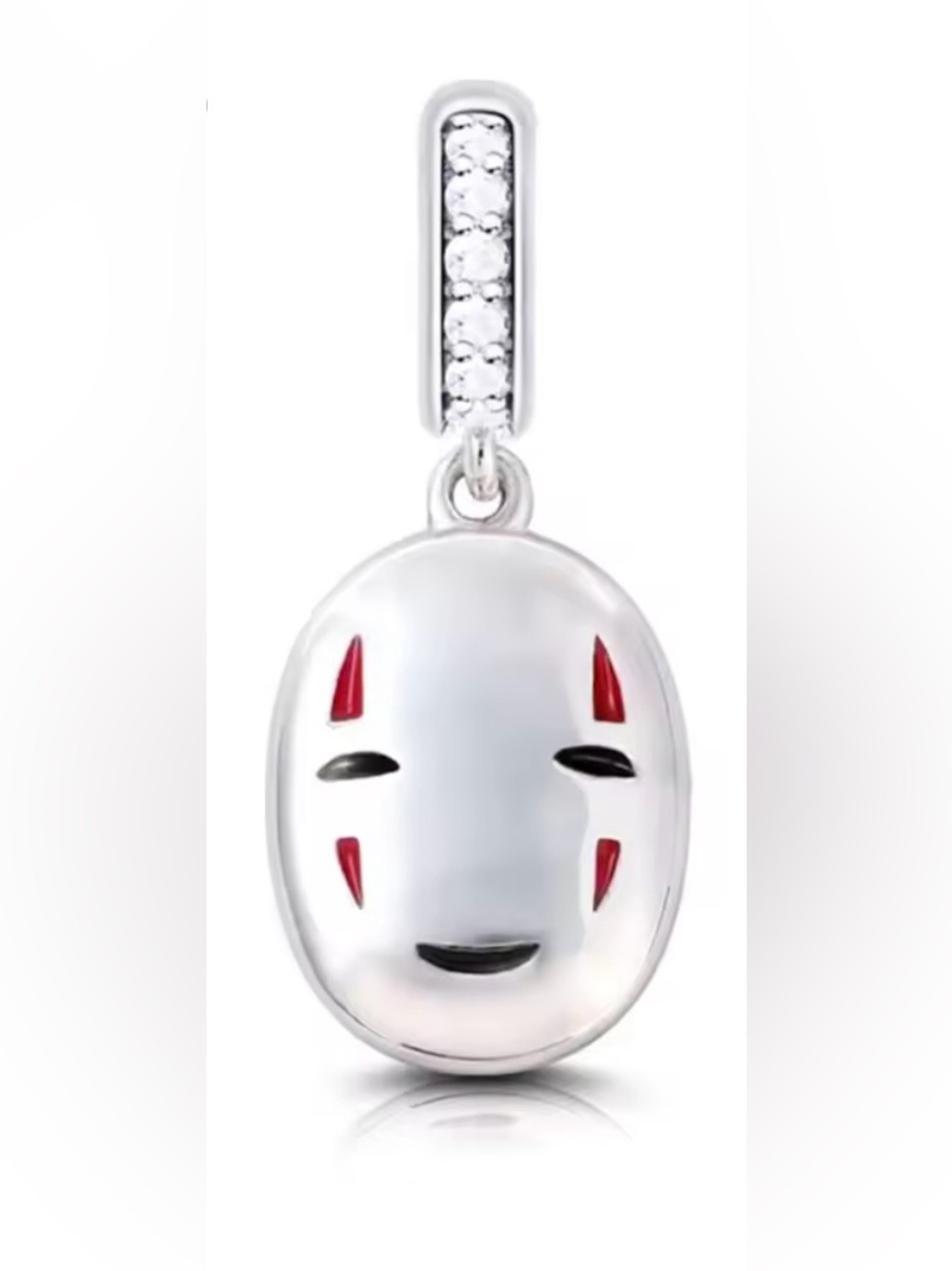 NWOT “Viaje De Chihiro" No Face Spirited Away Dangle Charm Sterling Silver 925